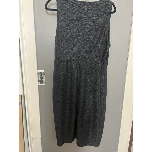 Torrid size 1 black sequin tulip sleeveless dress - Picture 5 of 7